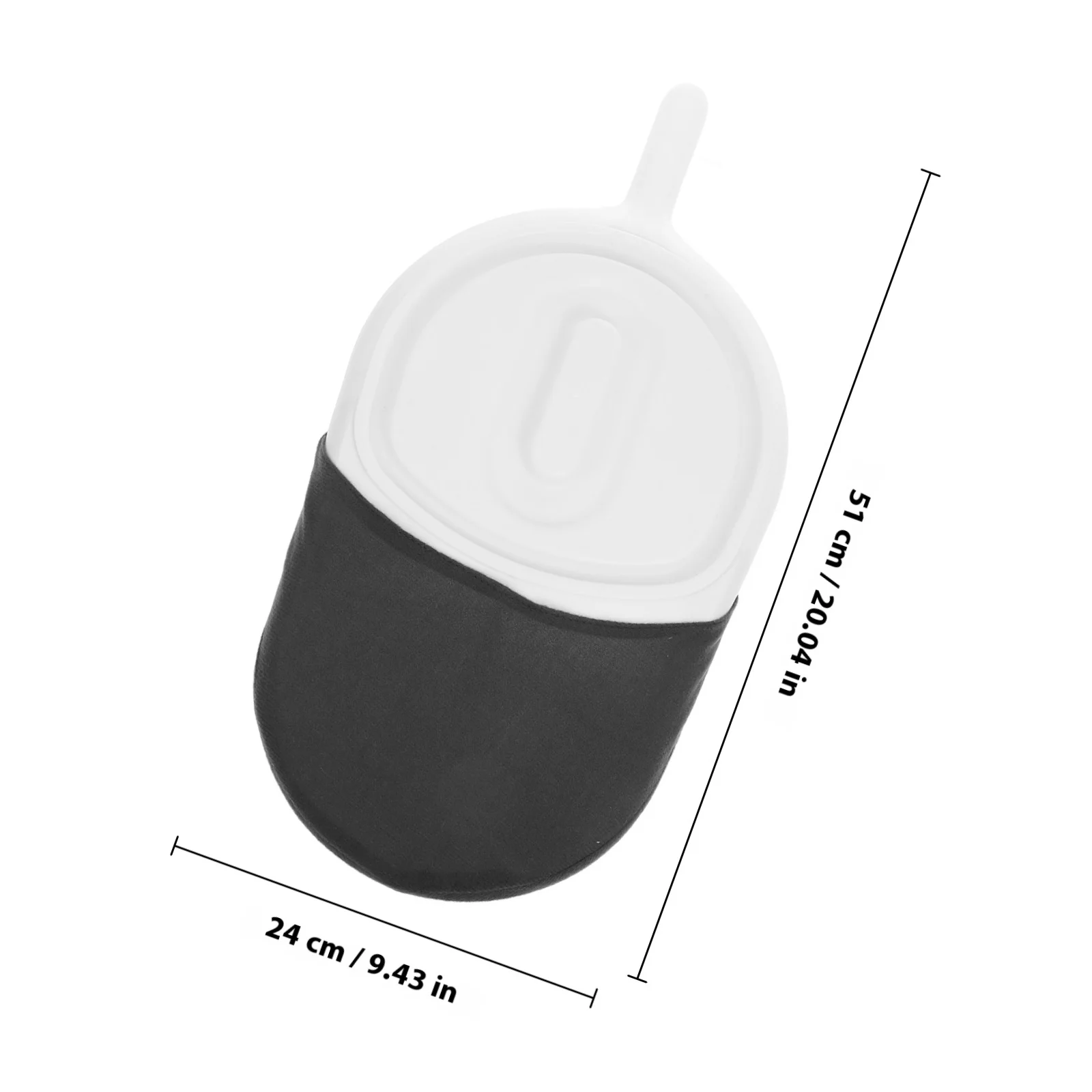 مقبض مقلاة سرير محمولة للرجال والنساء وكبار السن ومريحة ومتينة وسهلة التنظيف وسرير تخزين وغرفة وعاء مبولة للمريض #4