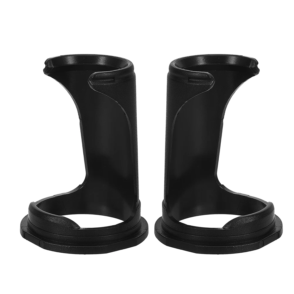 

2pcs Beard Holder Black Plastic Shaving Desktop Razor Organizer Razor Stand Portable Grooming Tool Organizer Dry Rack
