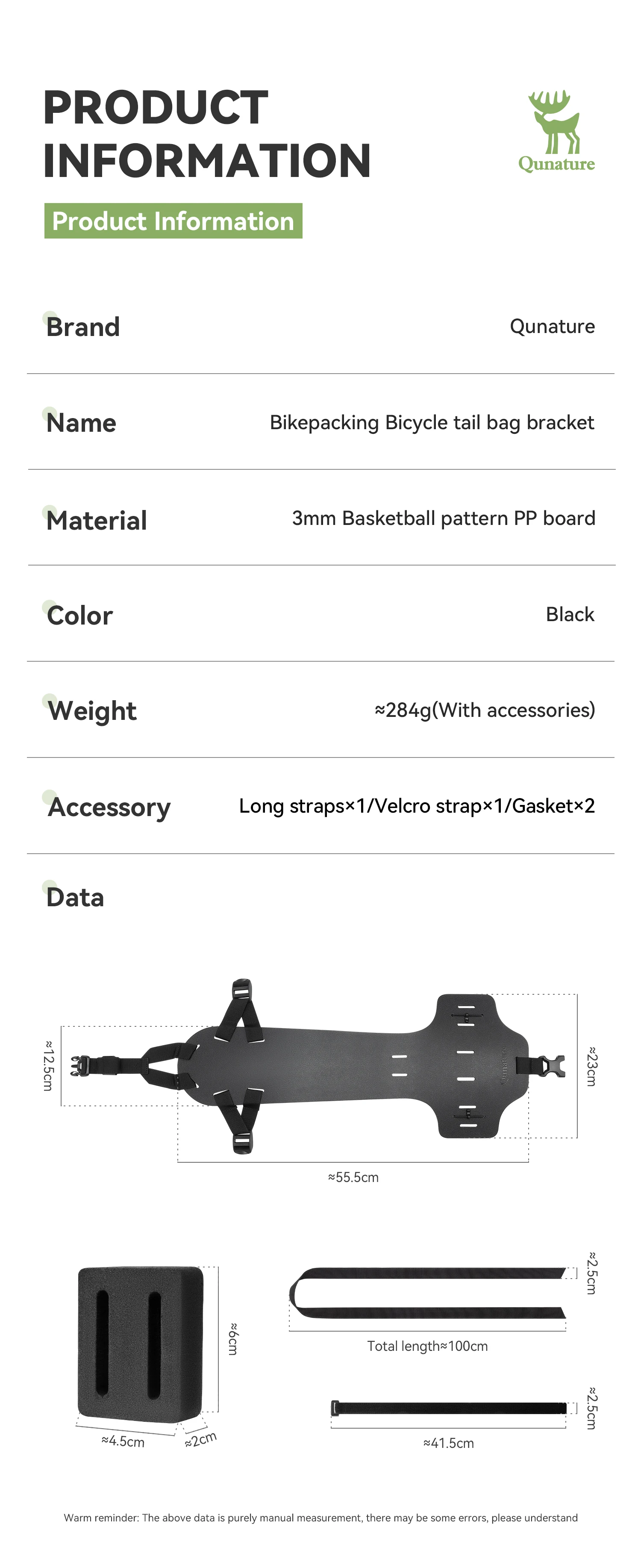 Qunature Bikepacking Packtaschen Wasserdichte Kompressionsbeutel für Rennrad und Mountainbike Leichte Faltbare Touring-Fahrradzubehör – Detail 22
