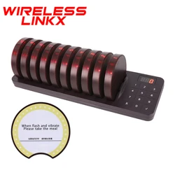 Wireless Restaurant Pager System Queue Calling System Waterproof Buzzers Food Pager For Clinic Coffee Shop Food Truck