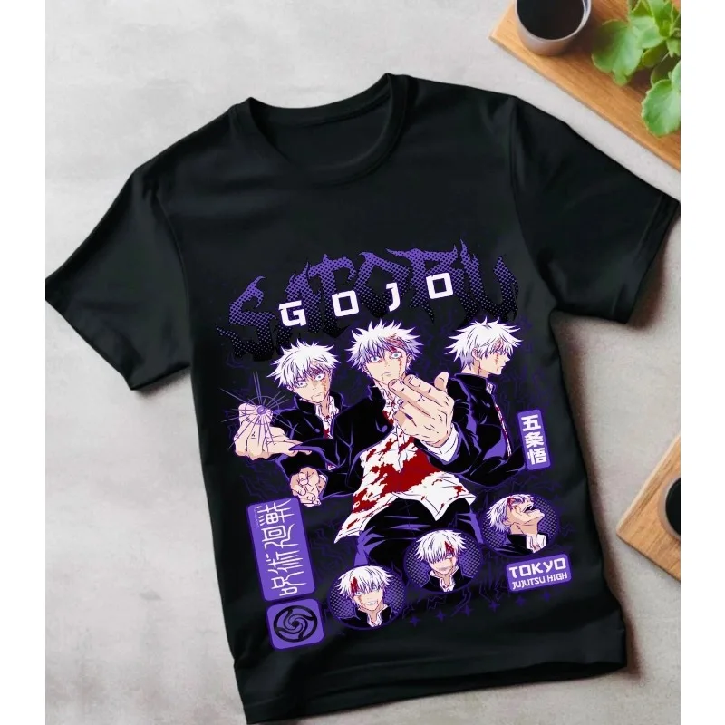

Gojo Satoru Jujutsu Kaisen T-Shirt Mahito Horror Anime Funny Gift Shirt All Size