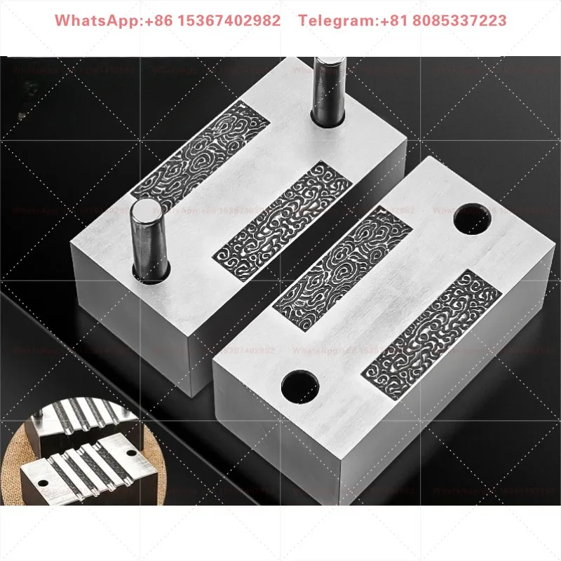 Abrasives, Rolled Grass Mold, Jewelry Making Gold Embossed Mold, Metal Craft Molding Tool Accessories for Handicraft Production