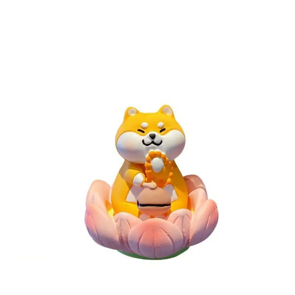 

Exquisite Resin Good Luck Lotus Ornament Buddha Style Lovely Capybara Model Figure Cartoon Cute Tabletop Decoration for Home