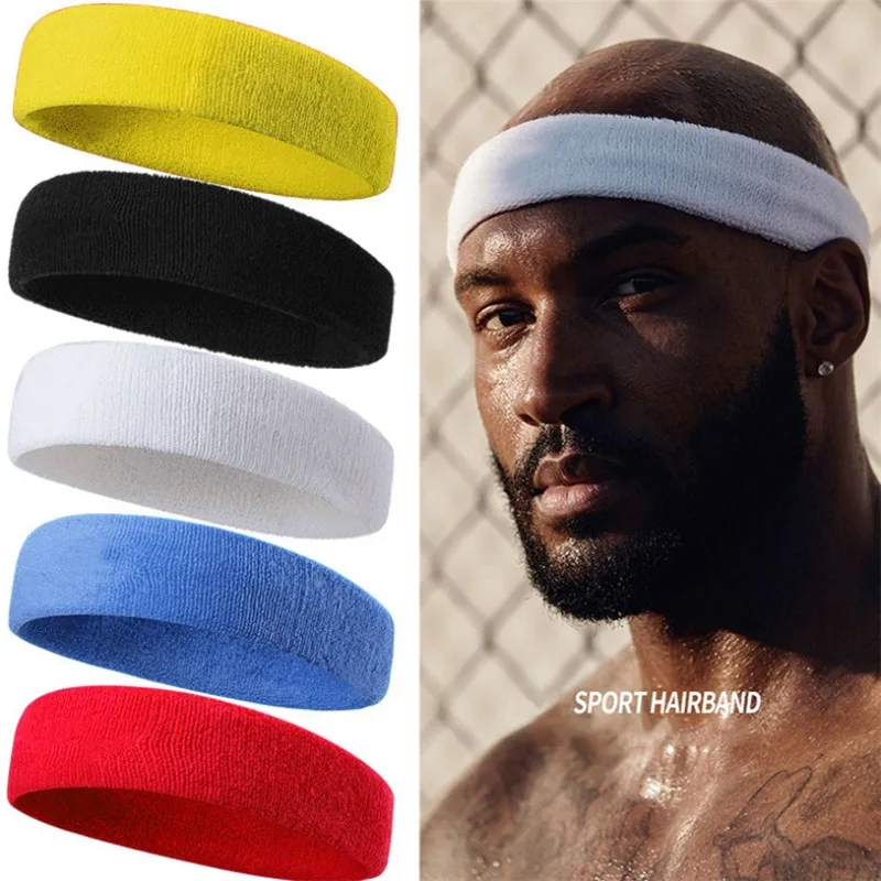 Yoga Sports Sweatband Breathable Absorbent Headband Sweat Hair Head Band Soft Smooth Outdoor Sport Run Accessories