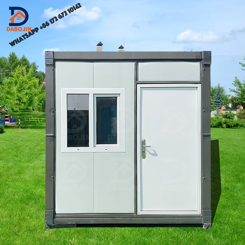 20-Foot Prefabricated Folding Container House with Steel Frame Tiny Residential Solution for Bedrooms