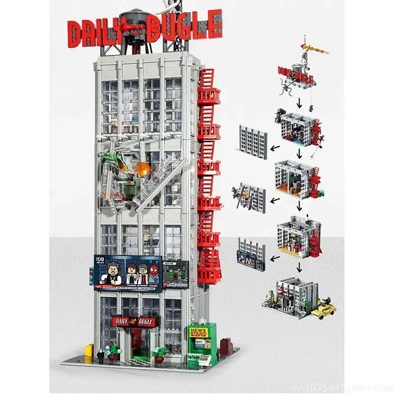 The Bugle Building Of Daily 3772PCS Classic Building Blocks mattoni compleanno regali di natale per bambini compatibili 76178