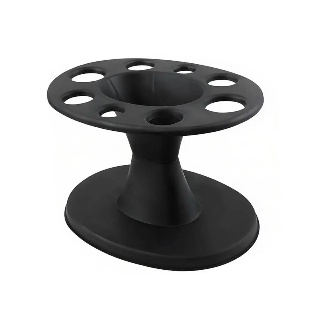 Barber Shop Comb Stand Shelf PP Material Hairdressing Holder Organizer Rack for Professional Salon Use