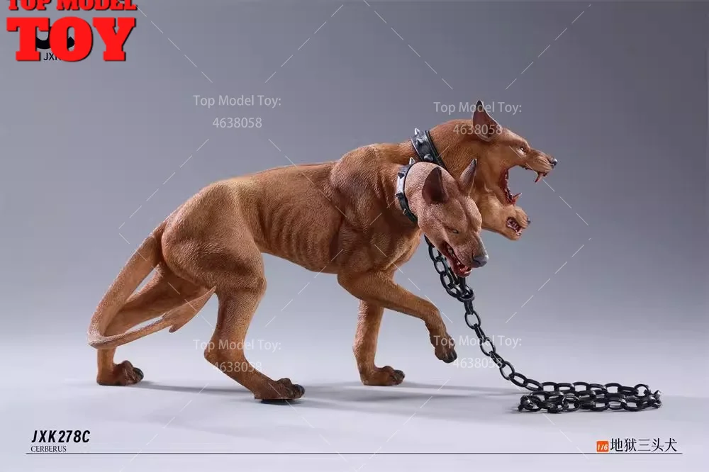 JXK JXK278 escala 1/6 infierno perro de tres cabezas modelo Animal accesorios de escencia para colección de muñecos de figuras de acción de soldado de 12"