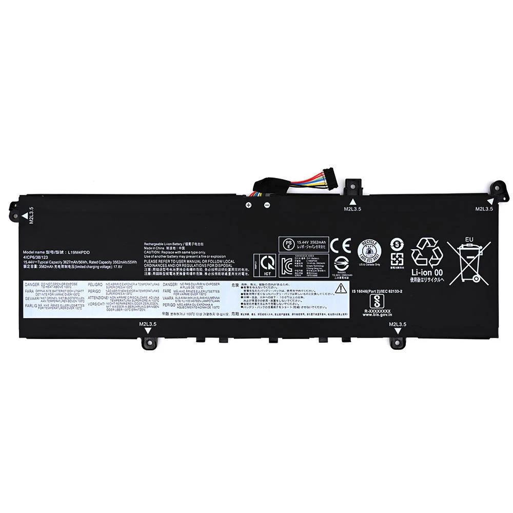 Imagem -03 - Bateria do Portátil para Lenovo Thinkbook 13s 14s g2 Itl G220va0005au L19c4pdd L19c4pdd L19d4pdd 15.44v 56wh Genuíno Original Novo
