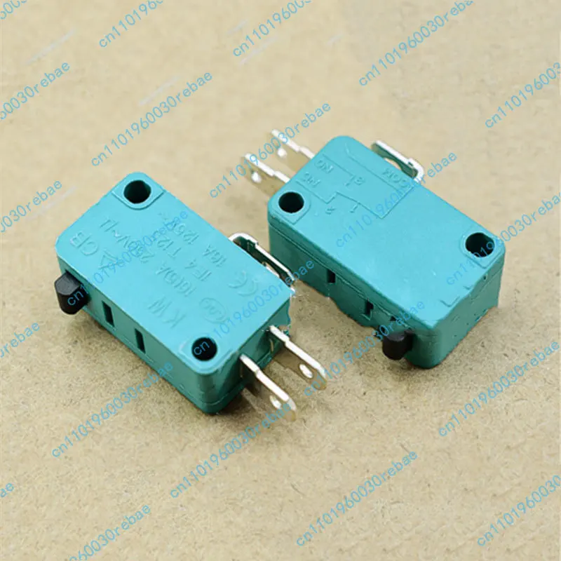 kw7-0 Rice Cooker Switch Induction Cooker Switch Light Scale 15A 16A Contact Switch 4.8 Pins Silver Contact