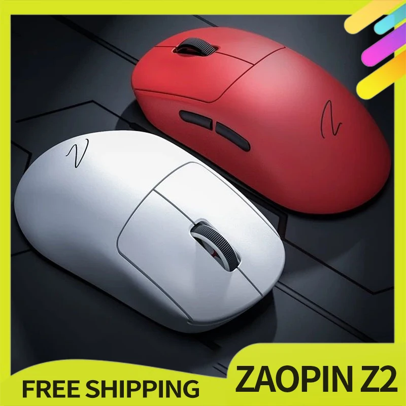 

Zaopin Z2 Wireless Mouse Tri Mode Paw3395 Lightweight 4k/1k Return E-Sports Mouse Gamer Accessory For Computer Gaming Mice Gifts