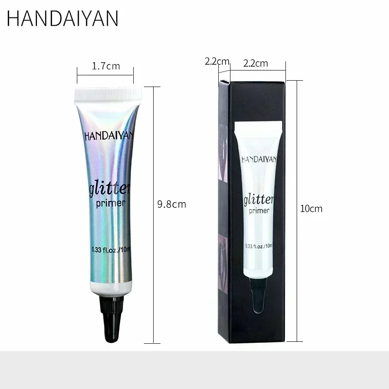 HANDAIYAN Nuovo Glitter Primer Idratante a Lunga Durata Illumina Multi Funzionale Gel di Paillettes Moda Cosmetici di Vendita Caldi 10ml