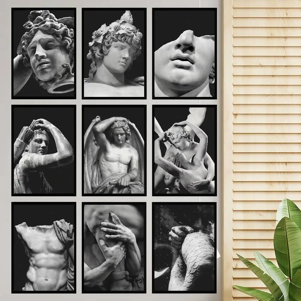 Greek Mythology Body Sculpture Anime Posters Sticky Waterpro