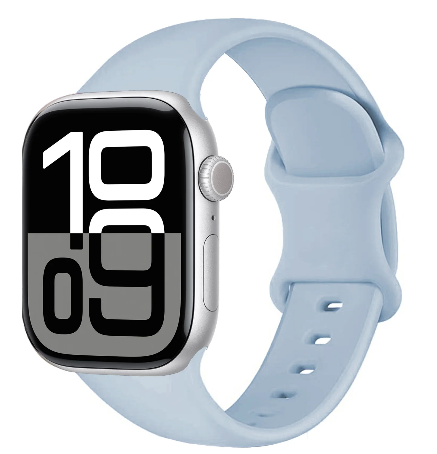 Sport Band For Apple Watch Straps 45mm 44mm 46mm 40mm 41mm 49 42 Correa Bracelet iWatch series ultra2 7 8 se 9 10 Silicone Strap