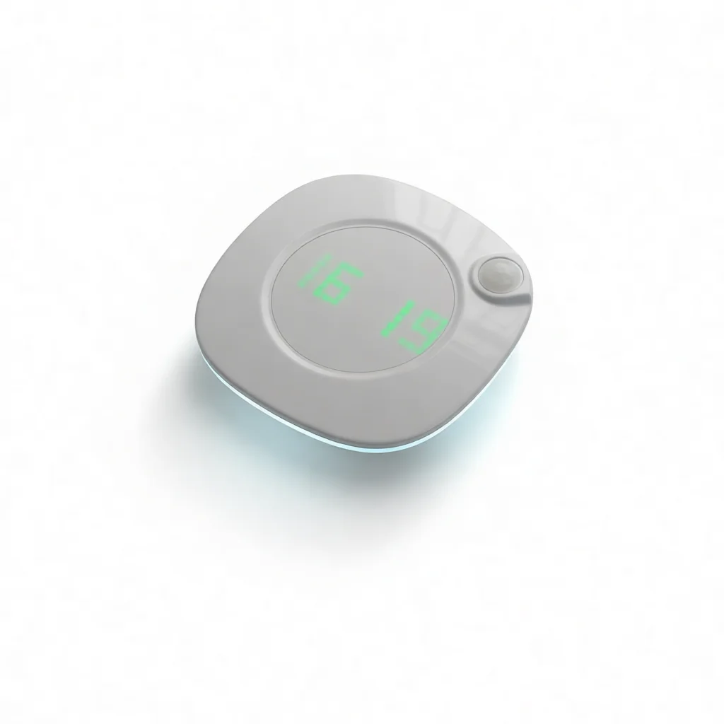 Smart Led Sensor Night Light Clock Rechargeable Lamp Adjustable Brightness Soft Lighting For Bedroom Closet Desk Decor