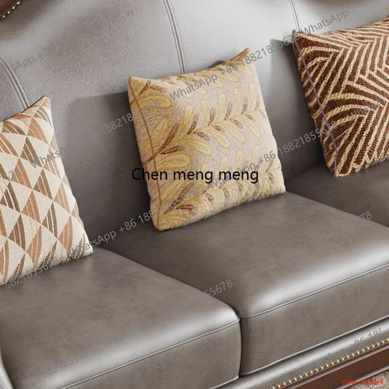 

A178Lounge Home Sofas Furniture Leisure Homestay Luxury Sofas Comfortable Synthetic Leather Furniture Canapés
