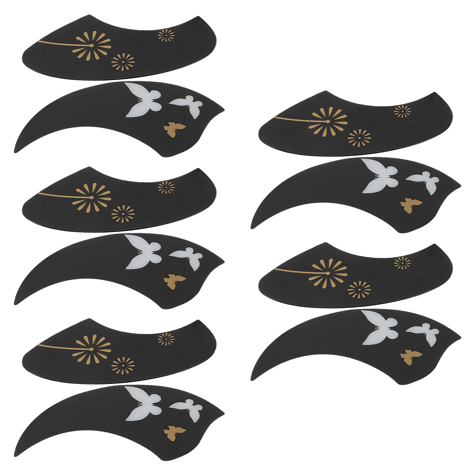 

10Pcs Ukulele Pickguard Butterfly Dandelion Pattern Sturdy Protection Lightweight Material Versatile Use for Performances