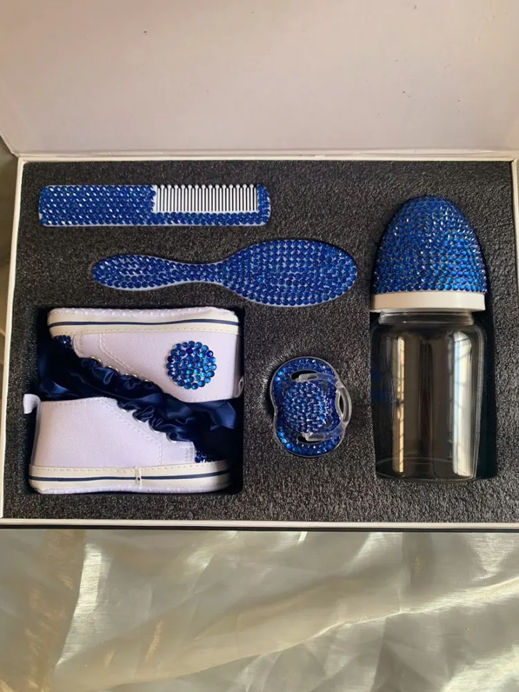 Dollbling Glam Luxury Bottle Set Personalized Newborn Photography Gift Box Baby Christmas Handmade Gift
