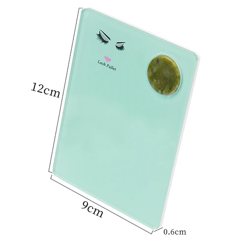 Акриловый нефритовый камень, подставка для наращивания ресниц, держатель для наращивания ресниц, клей, поддон, подставка, инструменты для макияжа тапас-тарелки купить - №3