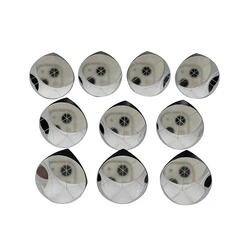 10Pcs Silver Coated 1inch Corner Cube Prism Diameter 25.4mm Trihedral Retroreflector  5 Arc Secs Return Beam Prism