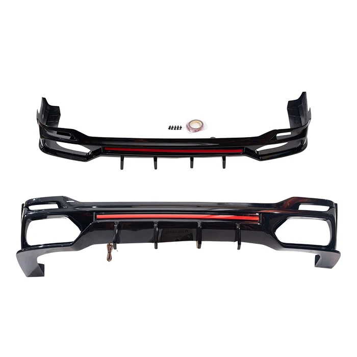 Yofer car bumpers accessories bodykit rear diffuser spoiler universal for Asian dragon Avalon