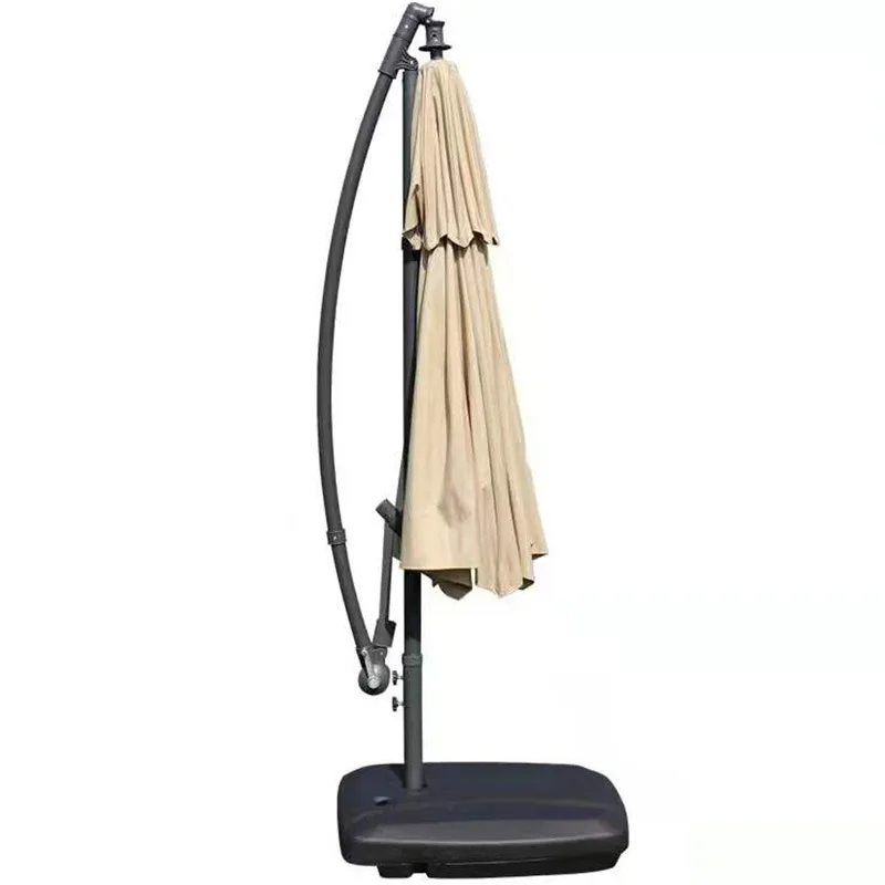 

Смещенный зонтик, цельноалюминиевый зонтик, зонтик для патио, уличная мебель, современный зонт, садовый зонт, алюминиевый столб, пляжный