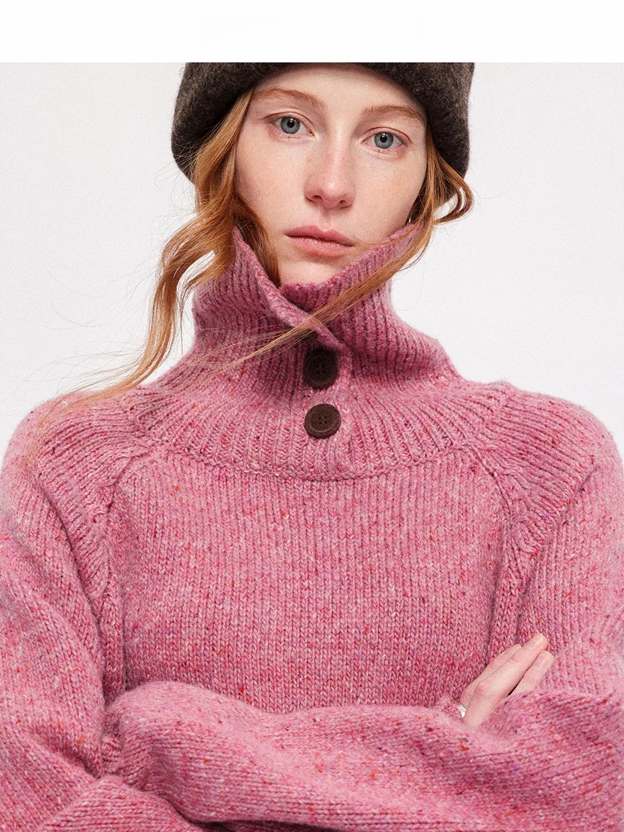 

Женский вельветовый свитер CHACHASTU серии Cisas с пуговицами, двусторонний, мягкий, уютный, зимний топ с цветочным узором и бахромой, смесовая ткань из полиэстера