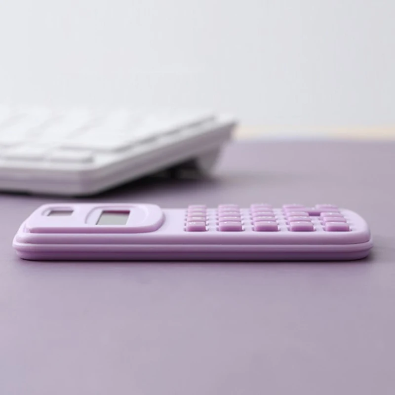 Nieuwe 1Pc Briefpapier Financiële Bedrijf Kleine Rekenmachine Accountant Rekenmachine Boekhouding Tool Mini Elektronische Rekenmachine