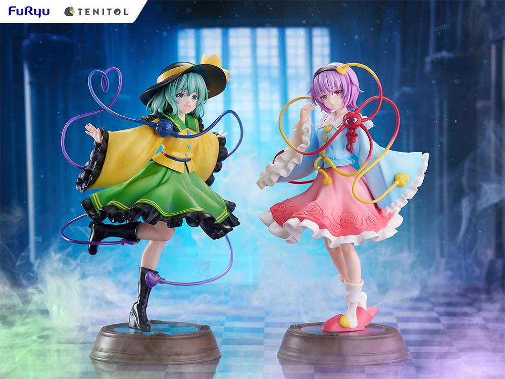 Pre Sale Original Furyu Tenitol Touhou Project Komeiji Koishi Komeiji Satori 2 Pack Anime Waifu Girls Figures Beauty Model Toys