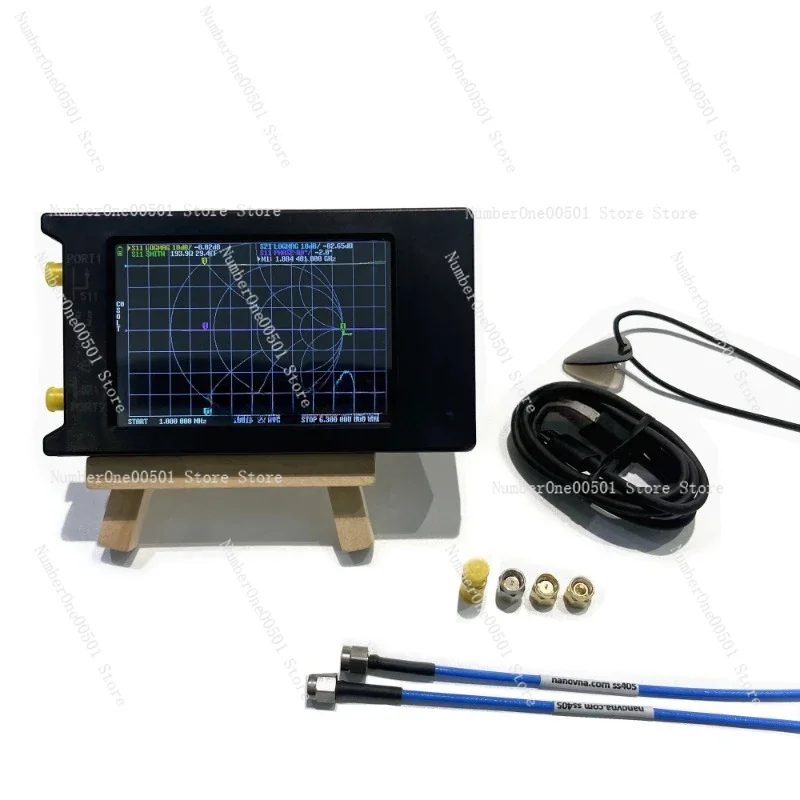 LiteVNA 64 Ver0.3.1 50 كيلو هرتز ~ 6.3 جيجا هرتز tinyVNA 4 "NanoVNA عرض ناقلات شبكة محلل HF VHF UHF هوائي