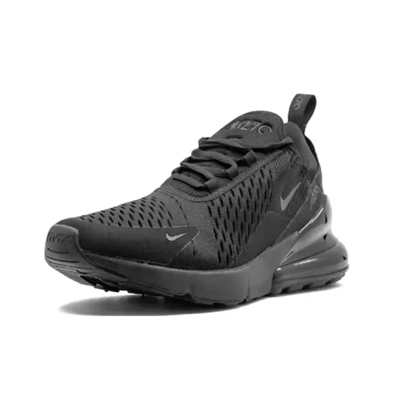 Nike Air Max 270 Triple Black (For Men And Women) AH6789-006 Retro Simple, Low-top Air-cushioned Running Shoes