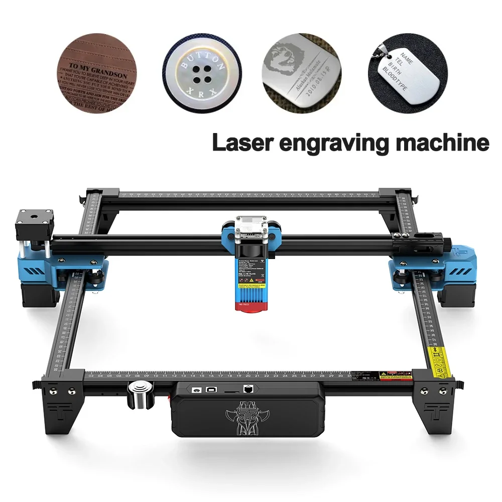 twotrees tts maquina de gravacao a laser 40w 80w ponto comprimido alta precisao carpintaria corte de metal couro marcacao a laser diy 01