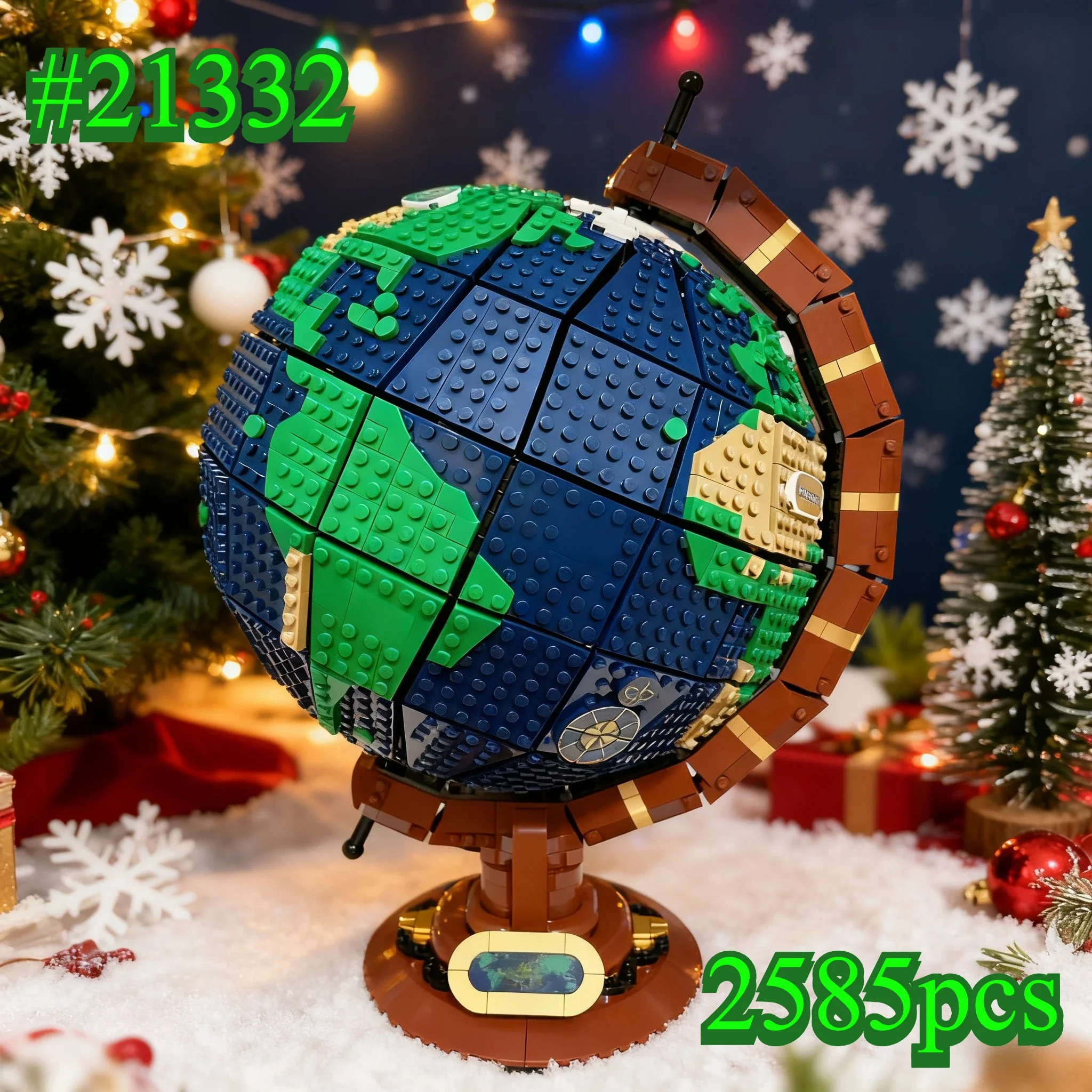 

Model Globe Display 21332 Building Blocks Sets Compatible with Legoed Particles Suitable for Christmas Gifts 2585pcs