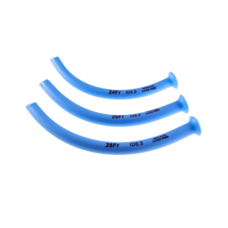 Canack 11PCS Disposable Nasopharyngeal Airway Blue High-quality Nasal Pharyngeal Duct New