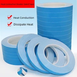 25M Insulating Heat Dissipation Tape Double Sided Heat Thermal Conductive Adhesive Tape LED circuit board Heat dissipation Tape