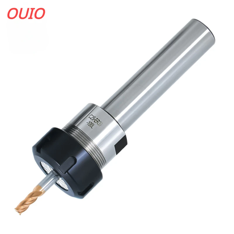 OUIO ER Extension Rod C8 C10 C12 C16 C20 C25 C32 C40 ER8 ER11 ER16 ER20 ER25 ER32 ER Collet Chuck CNC Milling Lengthen Tool