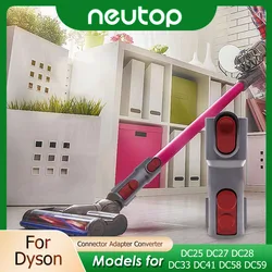 Convertitore adattatore connettore compatibile con Dyson DC25 DC27 DC28 DC33 DC41 DC58 DC59 Trasferimento in accessorio aspirapolvere V7 V8