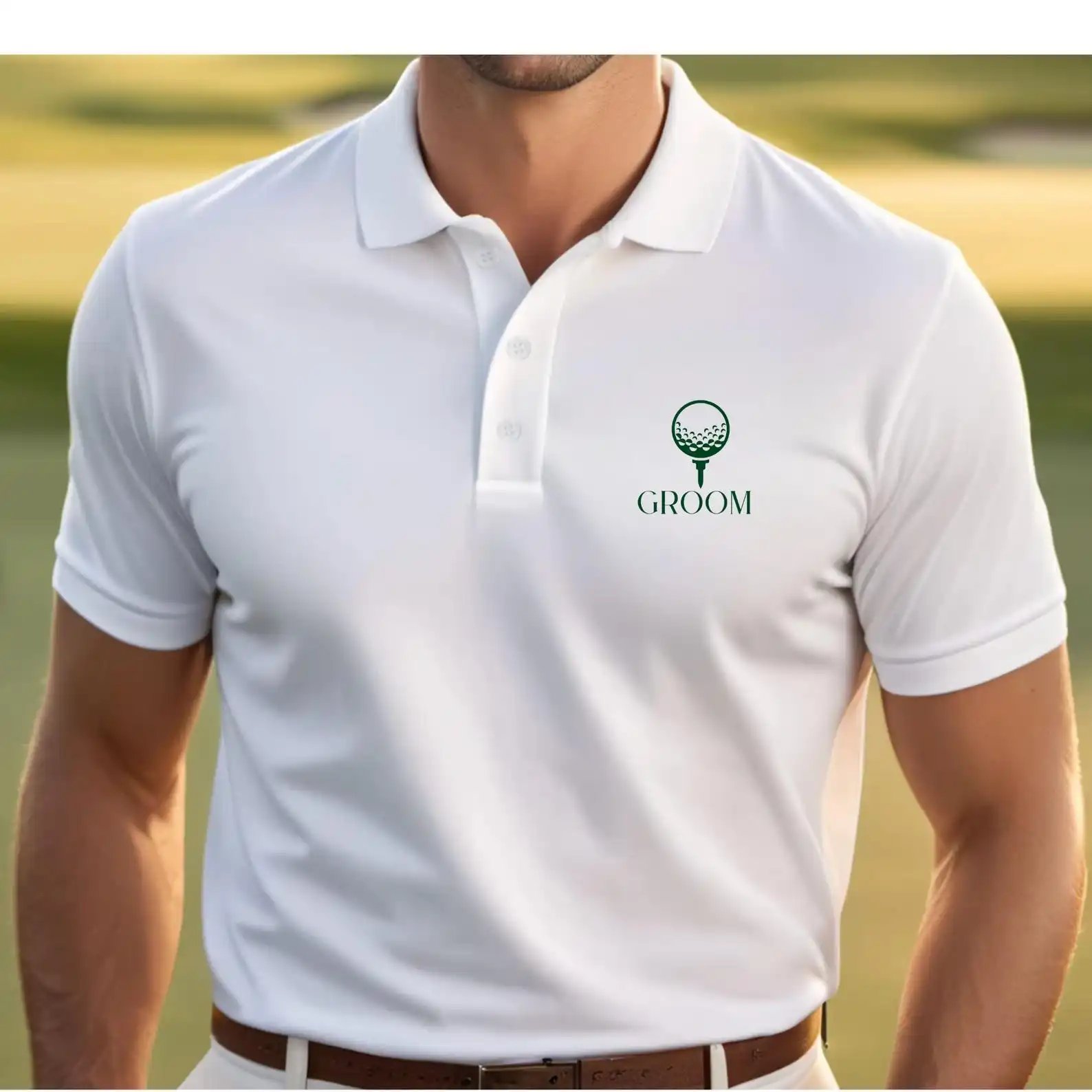 

Custom Bachelor Party Golf Polo Shirt Men Women Design Your Logo Name Text Front and Back Polo Shirts Breathable Work shirts
