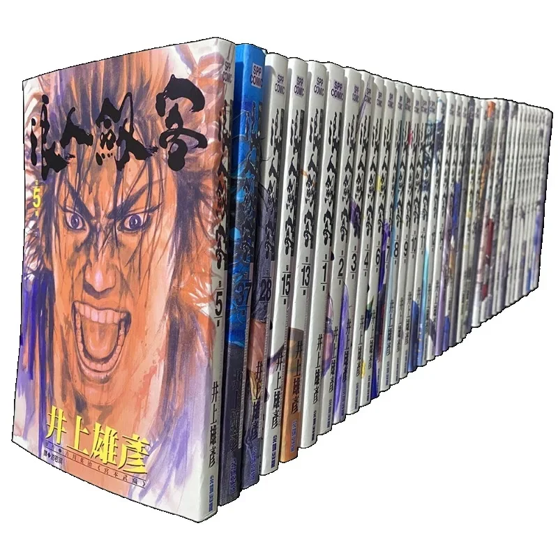 

1-37 Volumes Japanese Comic Books Vagabond Books Young Manga Artist Yohiko Inoue Martial Arts Anime Manga Novels Chinese