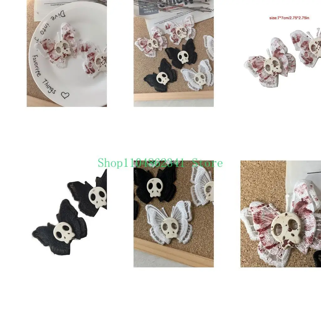 5ASD جدة الشعر دبابيس رئيس مجلس رأس مرنة لفراشة الهيكل العظمي شكل حبال الشعر نساء ذيل حصان للبنات الشعر