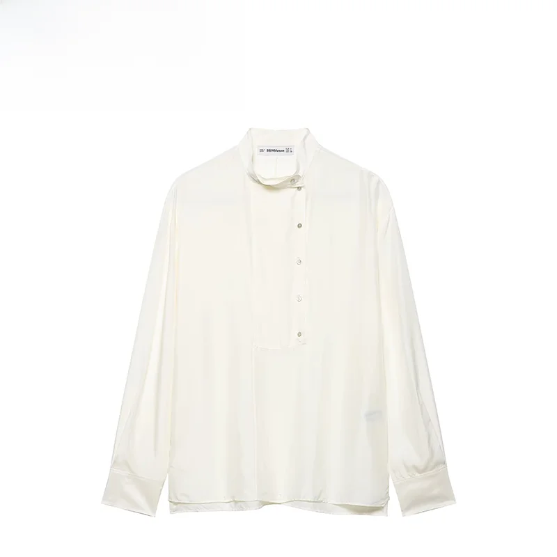 

Spring New Faionable ZR Women's irt Versatile Design Long Sve Polyester Loose Fit Ladies' Premium Quali Blouse