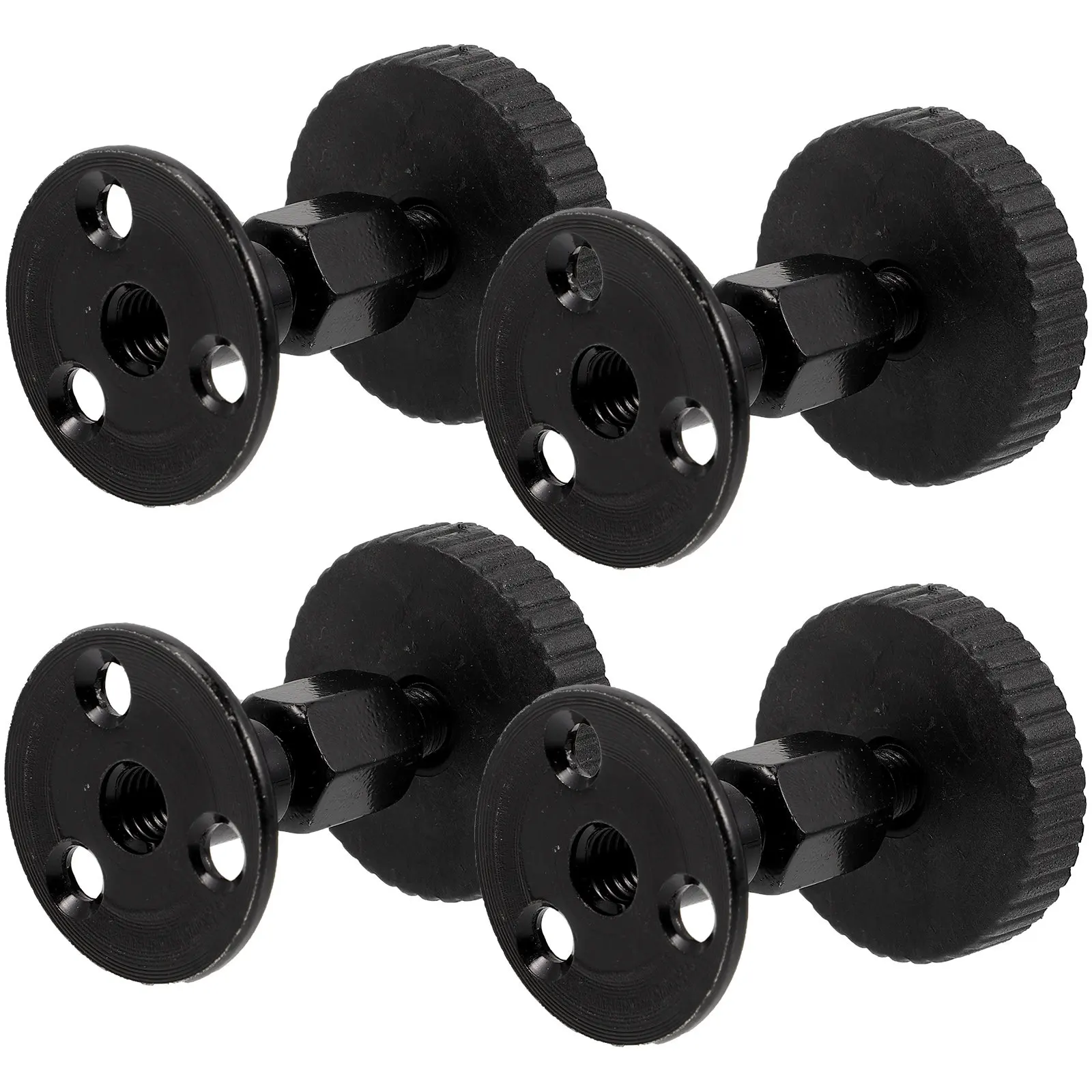 

4Pcs Headboard Stabilizer Metal Anti-Noise Bed Frame Stopper with Eva Cushion for Adjustable Bed Furniture Wall Protection
