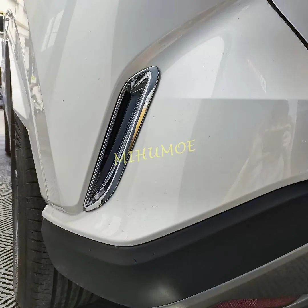 For 2023 2024 2025 2026 Lexus RX RX350 RX350h RX450h+ RX500h Chrome Car Rear Bumper Air Vent Cover Molding Trims Accessories