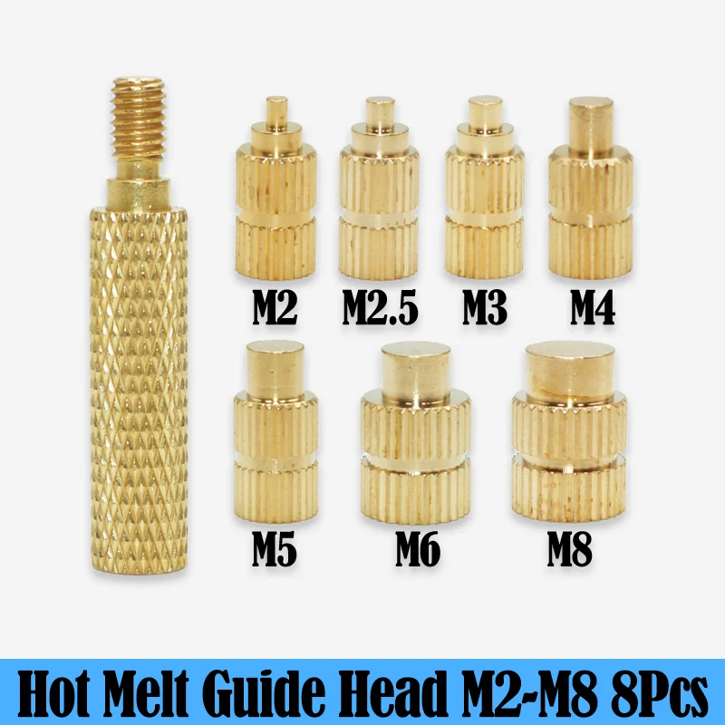 Outil D'Insertion Thermique Presse à Chaud M2-M8 Avec Embouts Pour Écrous Moletés Laiton Impression 3D