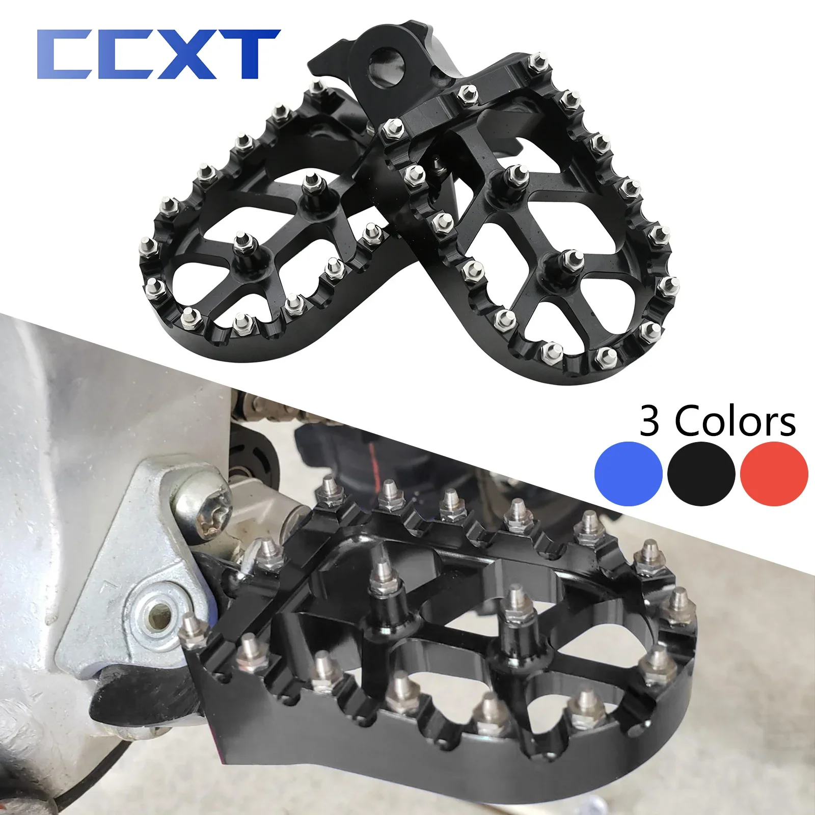 CNC Footrest Foot Peg Rest Pedals Footpegs For YAMAHA Tenere 700 Rally Edition 2020-2024 World Raid 2022 T700/XTZ700 2019-2024