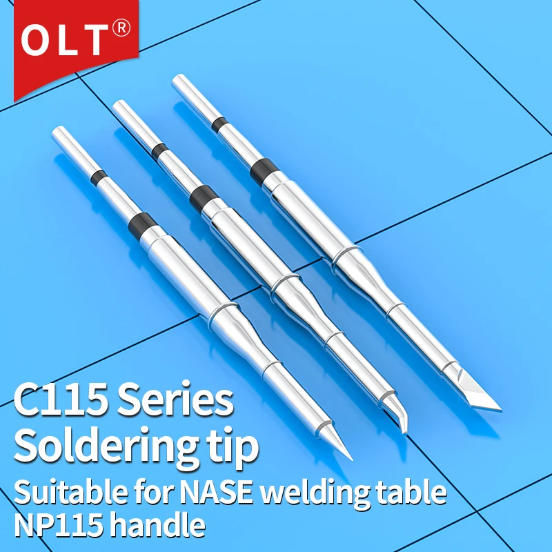 C115 Soldering Iron Tip C115107 120 105 125 101 109 110 112 113 114 117 127 Solder Iron Tip for JBC T26 Handle Soldering Station