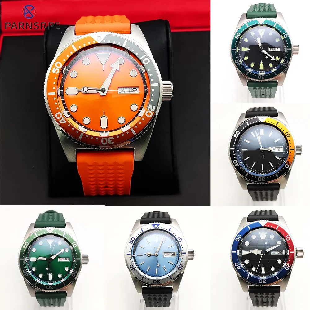 

Men's Watch NH36 Automatic Mechanical Movement Calendar Weekly Double Display Luminous Sterile Dial Casual Fashion Watch