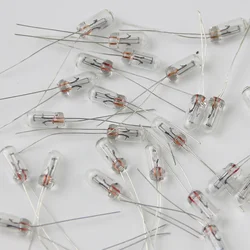 50Pcs 5mm 4mm 3mm Clear 3/6/9/12/24V Mini Bulb Of Wheat Rice Bulbs Switch Button Bulbs Indicator Bulb Tungsten Lamp Accessories