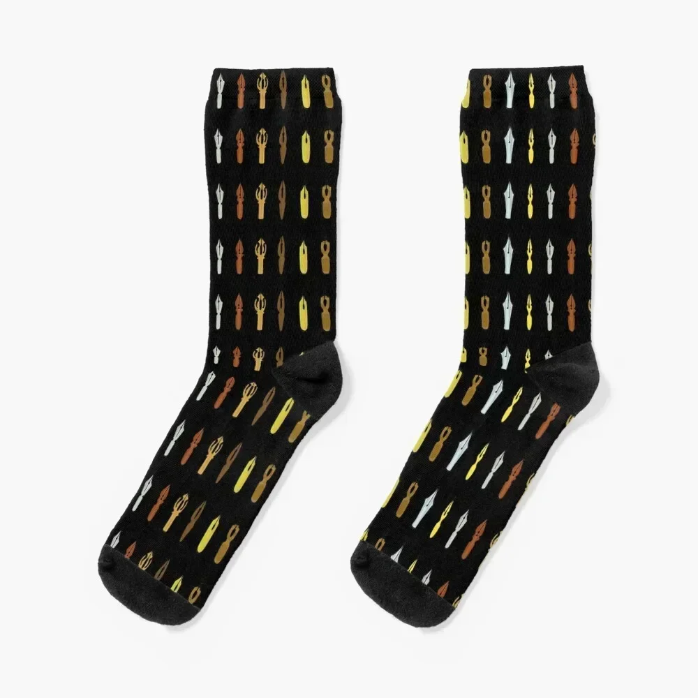 Pen nib collection Socks Stockings man tennis Boy Socks Women's