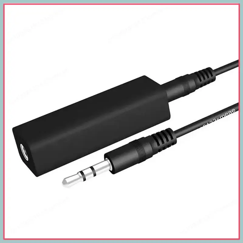 Isolatore di rumore del loop di terra N94R da 3,5 mm per sistemi audio per auto e stereo domestici Nero 1 PZ